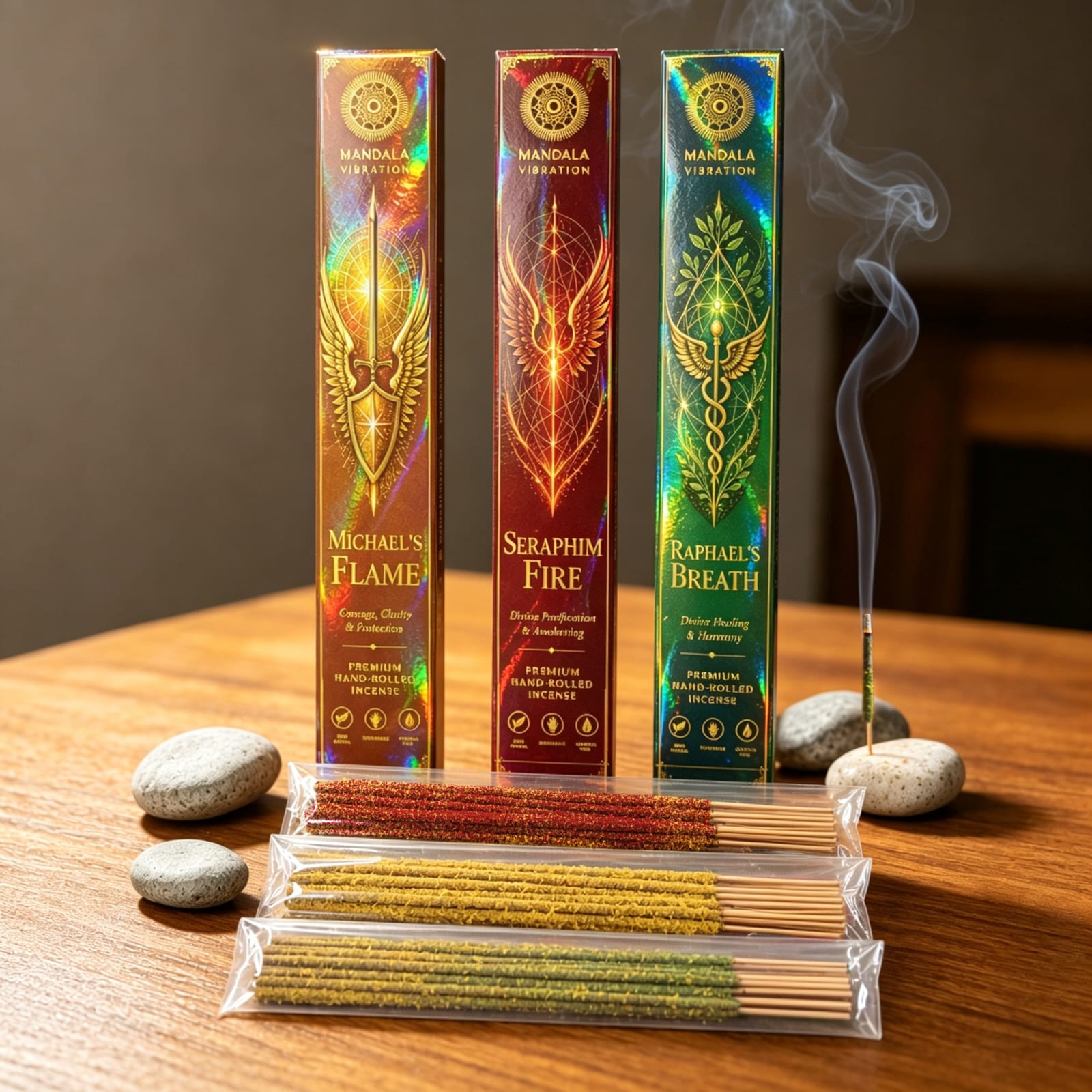 Angel Series - Dupa Ritual Proteksi, Keberanian & Cord Cutting Mandala Vibration