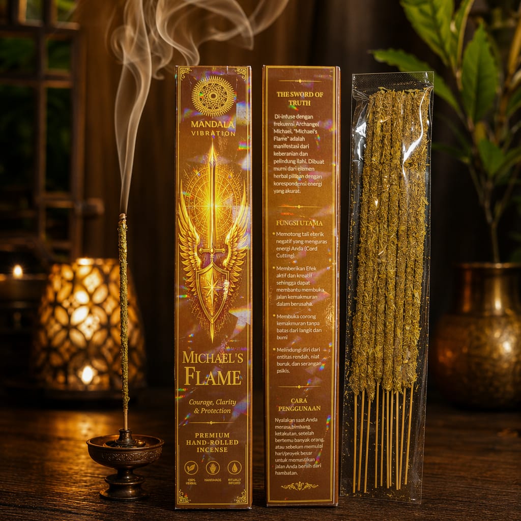 Angel Series - Dupa Ritual Proteksi, Keberanian & Cord Cutting Mandala Vibration - Image 3